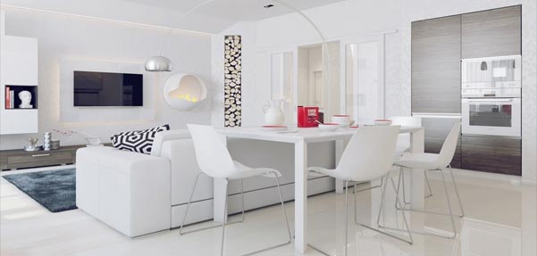 طراحی باور نکردنی یک آپارتمان زیبا با 3dmax و vray