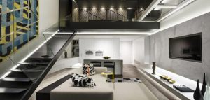 طراحی مدرن آپارتمان توسط دوگروه معماری AA و OKHA