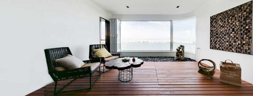 طراحی داخلی آپارتمانی در ماکائو با الهام از درختان