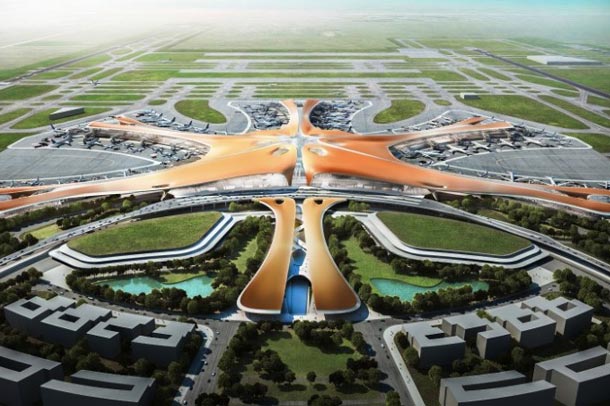 طراحی زیبای فرودگاه توسط زاهاحدید