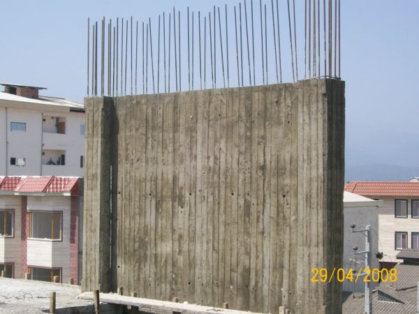 محاسبه پریود سازه های دارای دیوار برشی فولادی با ارتفاع و درصد دیوار مختلف