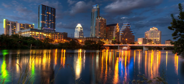 Blue Hour Skyline, Austin