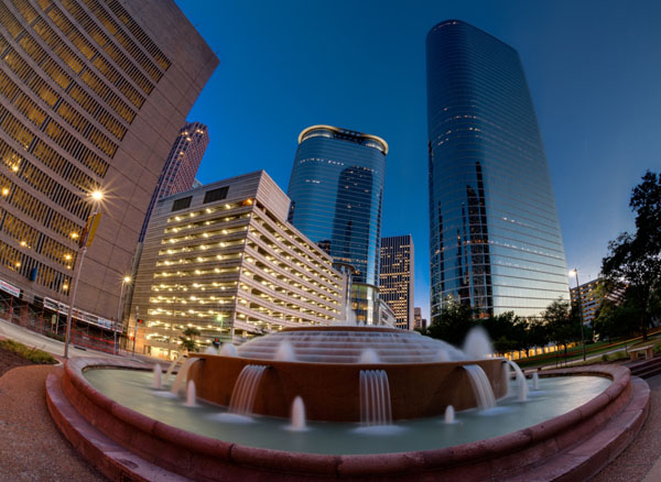 Downtown Houston at Dusk