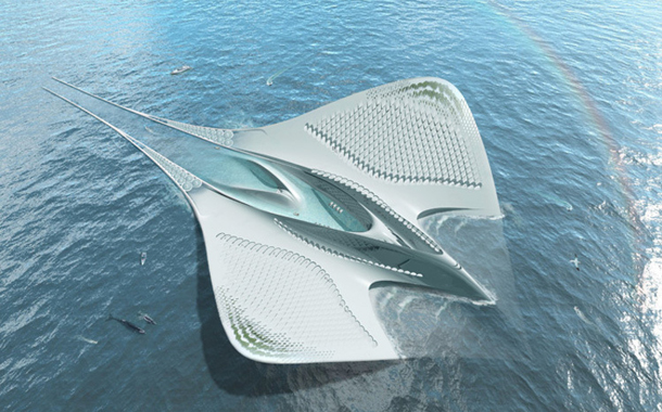 طراحی منحصر بفرد شهر شناور روی آب از معمار فرانسوی!