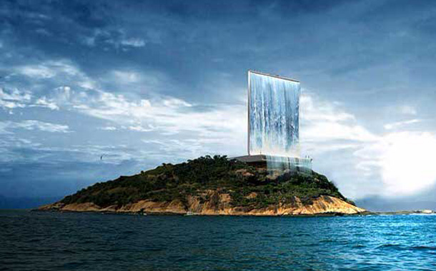 آبشاری معلق در هوا؛طراحی خیره کننده مشعل المپیک 2016برزیل!