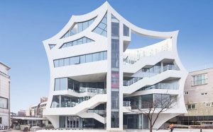 ساختمانی با کانسپت گل در کره جنوبی