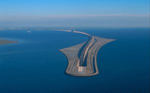 پل شگفت انگیز متصل کننده دانمارک به سوئد؛بلندترین پل معلق دنیا!