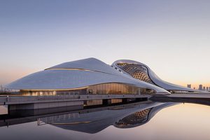 طراحی خیره کننده سالن اپرای هاربین در چین