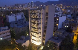 طراحی نمای ساختمان تجاری اداری مهراز ; فینالیست جایزه معمار سال
