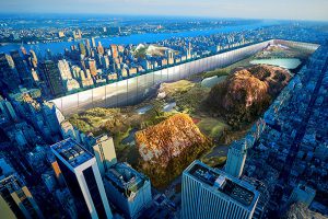 طرح پیشنهادی برای  ساخت 1000 فوت دیوار در اطراف پارک کاوش های باستان شناسی