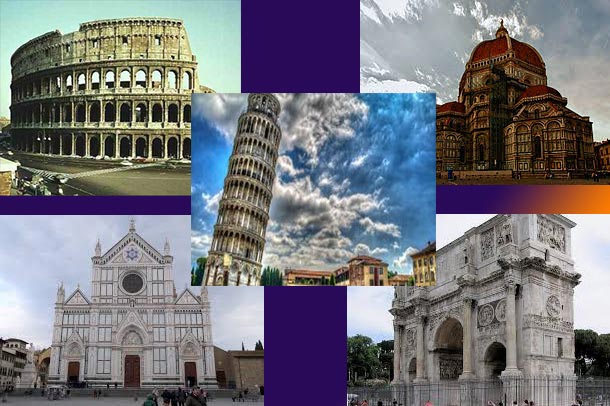 بناهای تاریخی ایتالیا ; فایل word