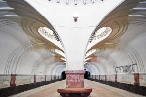 ایستگاه مترو ی مسکو  ; آینه تاریخ و معماری روسیه